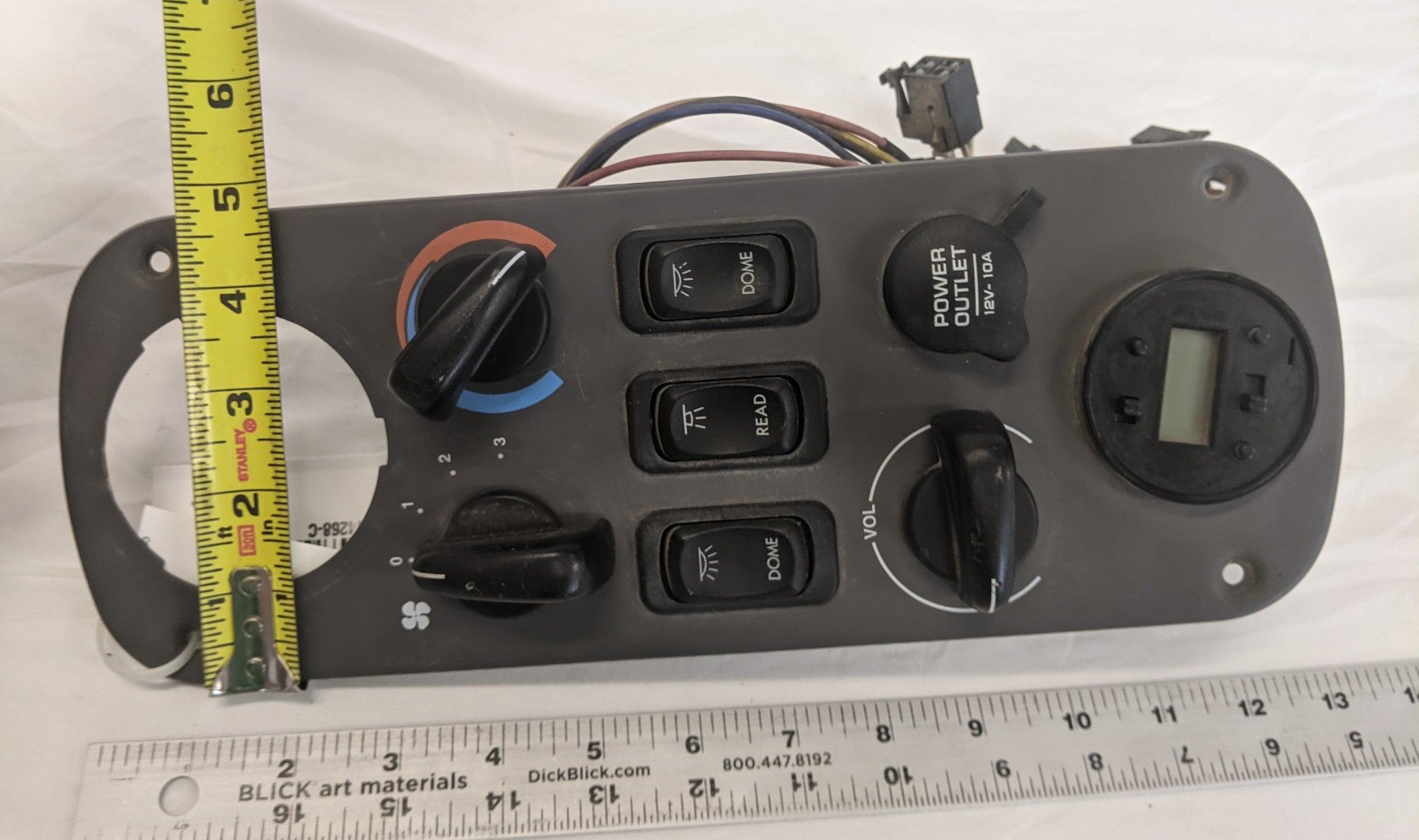 Used Freightliner Columbia Sleeper Cab Control Panel w/ Alarm - P/N 22-43811-005