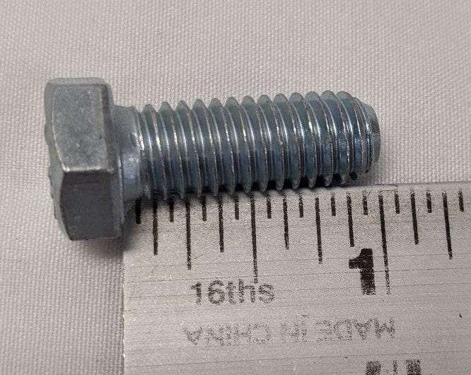 3/8"-16 x 1" Grade 5 Hex Bolts - Zinc Plated, Fully Threaded, Lot of 100