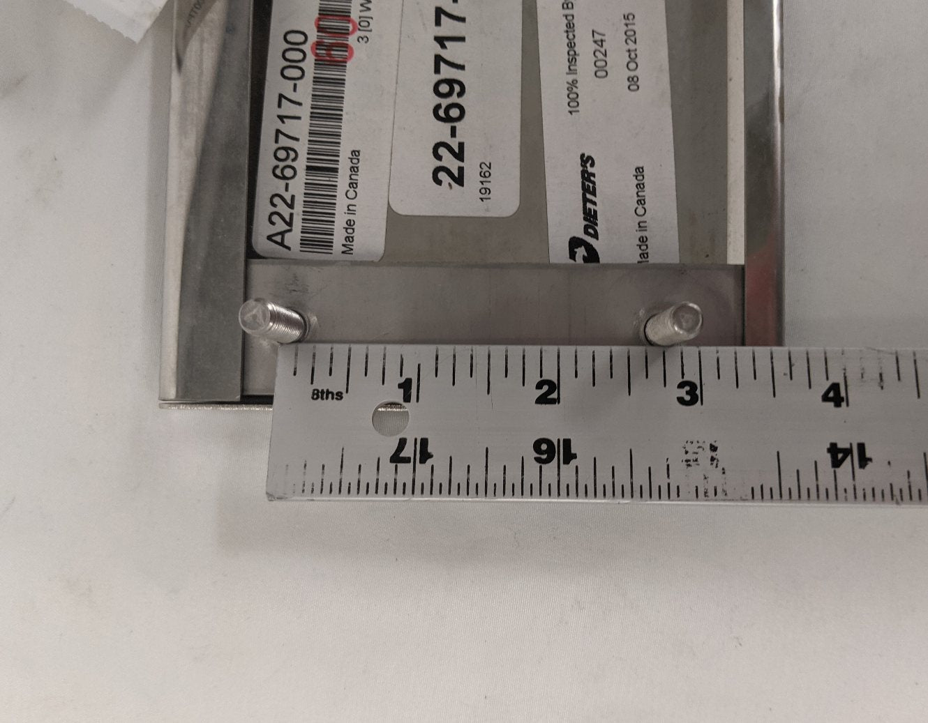 Dieter Freightliner Chrome Driver Side Valance Panel P/N  A22-69717-000