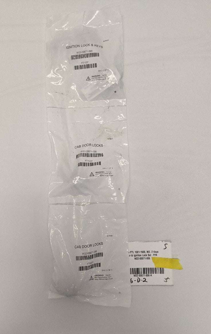 Freightliner M2 2-Key Door & Ignition Lock Set | W22-00077-019