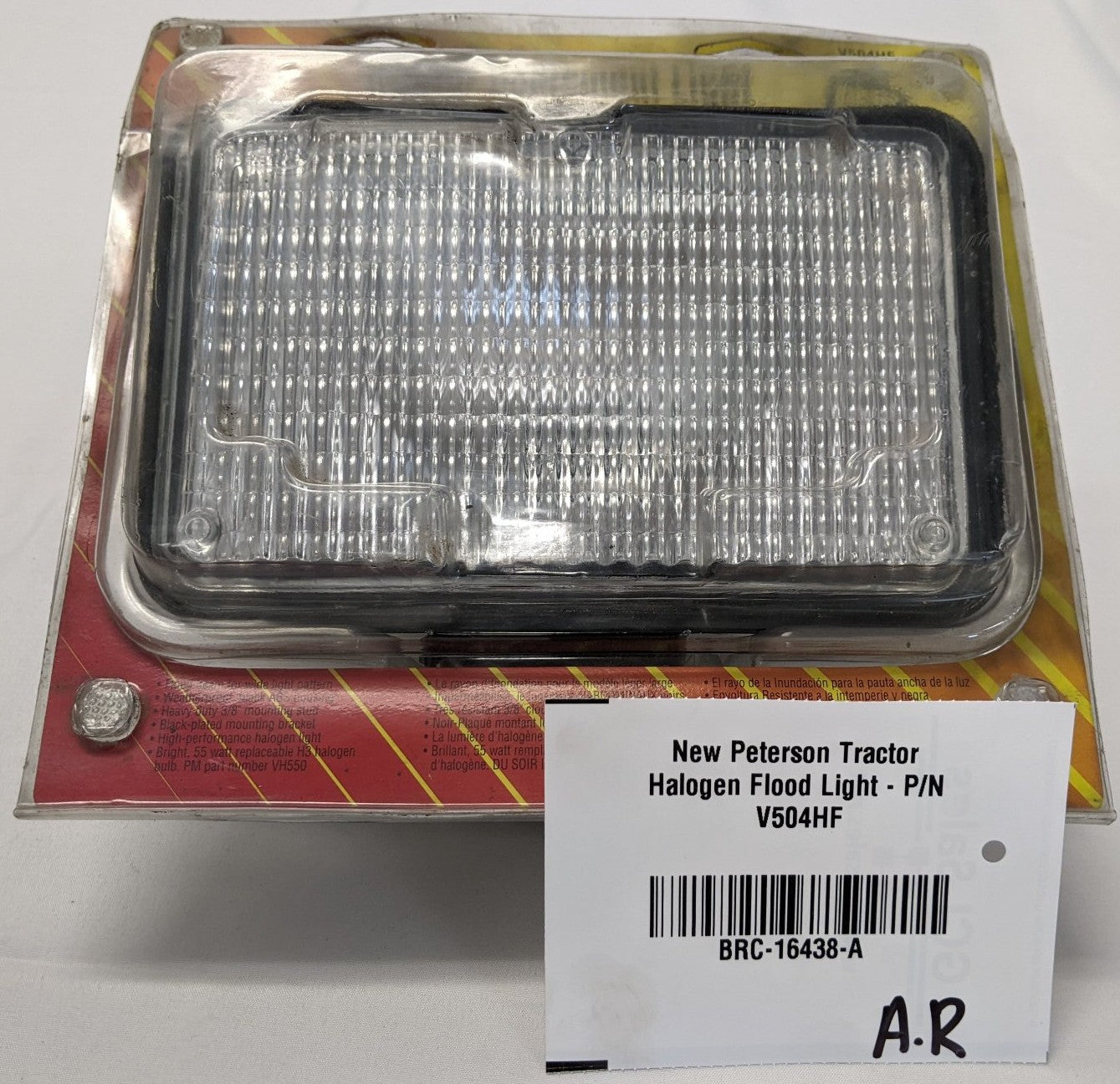New Peterson Tractor Halogen Flood Light - P/N V504HF