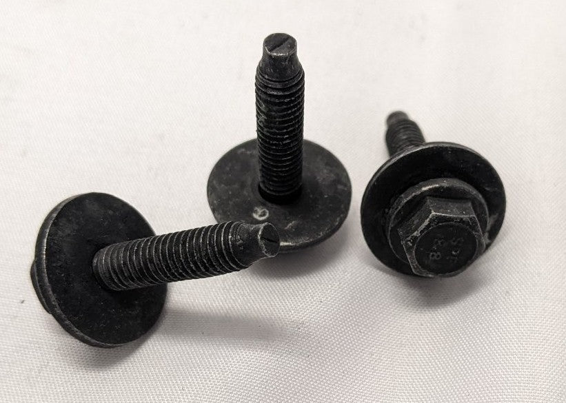 M6-1mm x 25mm Washer Hex Bolts Black Oxide Lot/50 | SK-16626K9-A