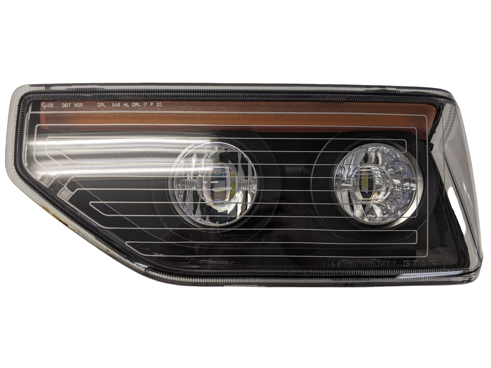 New Western Star 47X, 49X SFA LH Amber LED Head Light- P/N A66-10227-024