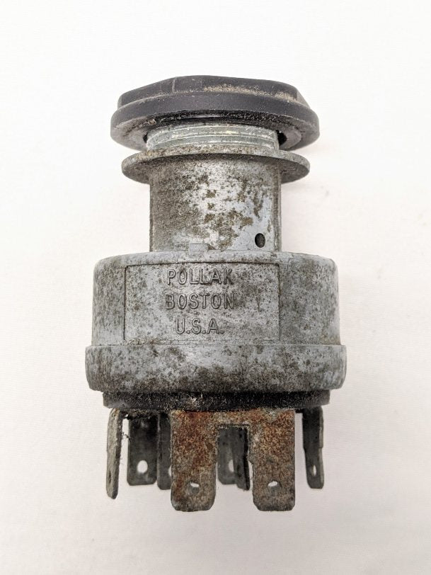 Used Pollak Ignition Start Switch Keyed Hot Rod w/o Keys - P/N POL 21427B