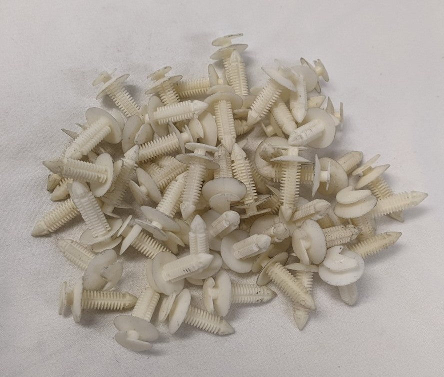 *Lot Of 60* New GM 5/16" x 1" Double-Head Door Panel Retainer Clips - 363137