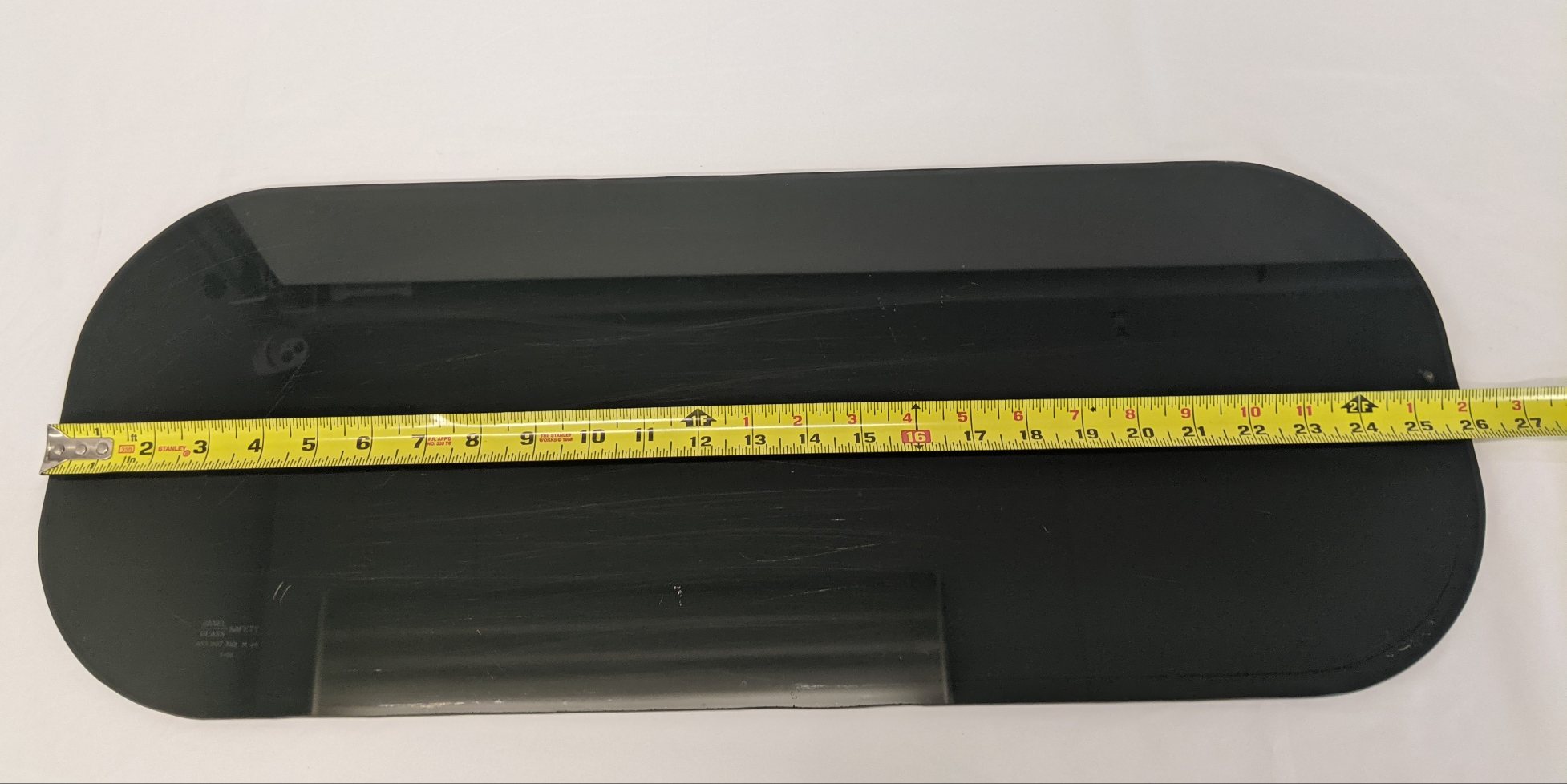 Used Freightliner FLD Classic Rear Back Tinted Window Glass - P/N 22-12834-000 (10114320564540)