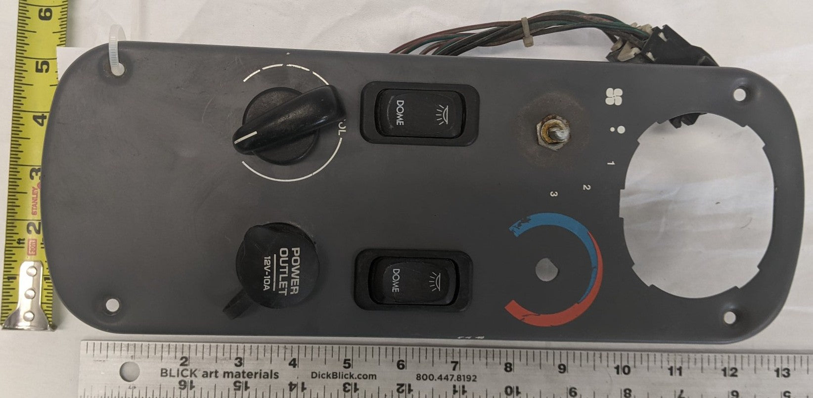 Used Freightliner Columbia Sleeper Box Control Panel -  P/N 22-46623-004