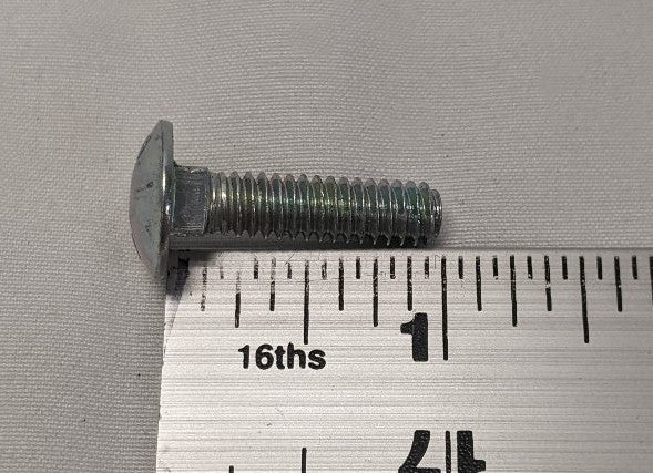 *Lot of 50* New 1/4"-20 x 1" Fully Threaded Grade 5 Coarse Steel Carriage Bolts