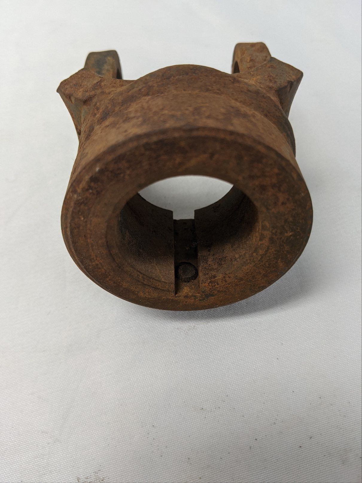 1 1/4" Round Bore, 1/4" Keyway, & Set Screw Implement Yoke - Used