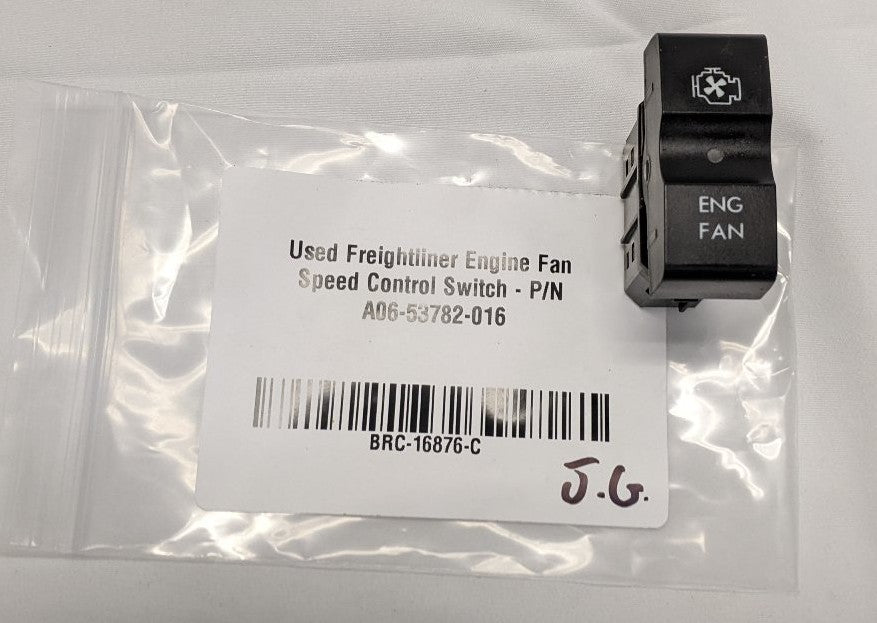 Freightliner Engine Fan Speed Control Rocker Switch A06-53782-016