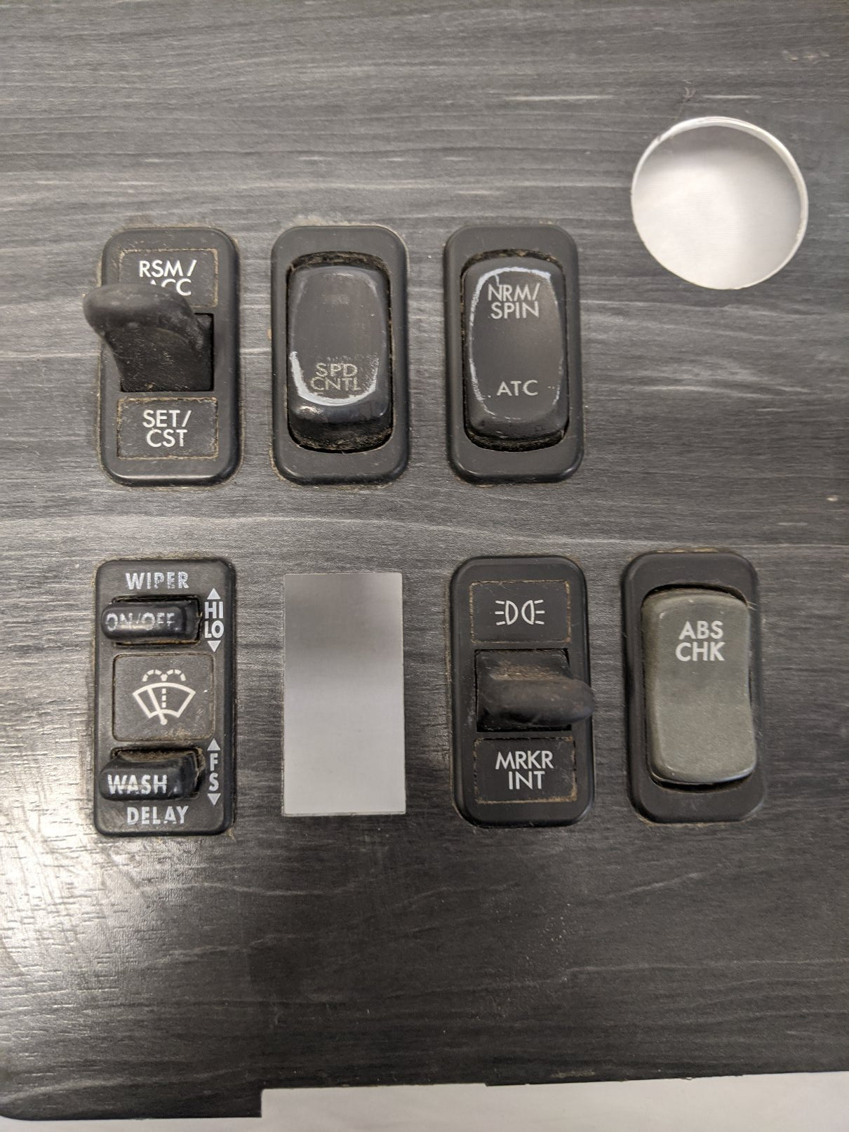 Used Freightliner Columbia Auxiliary Instrument Dash Panel -  P/N 22-45867-010