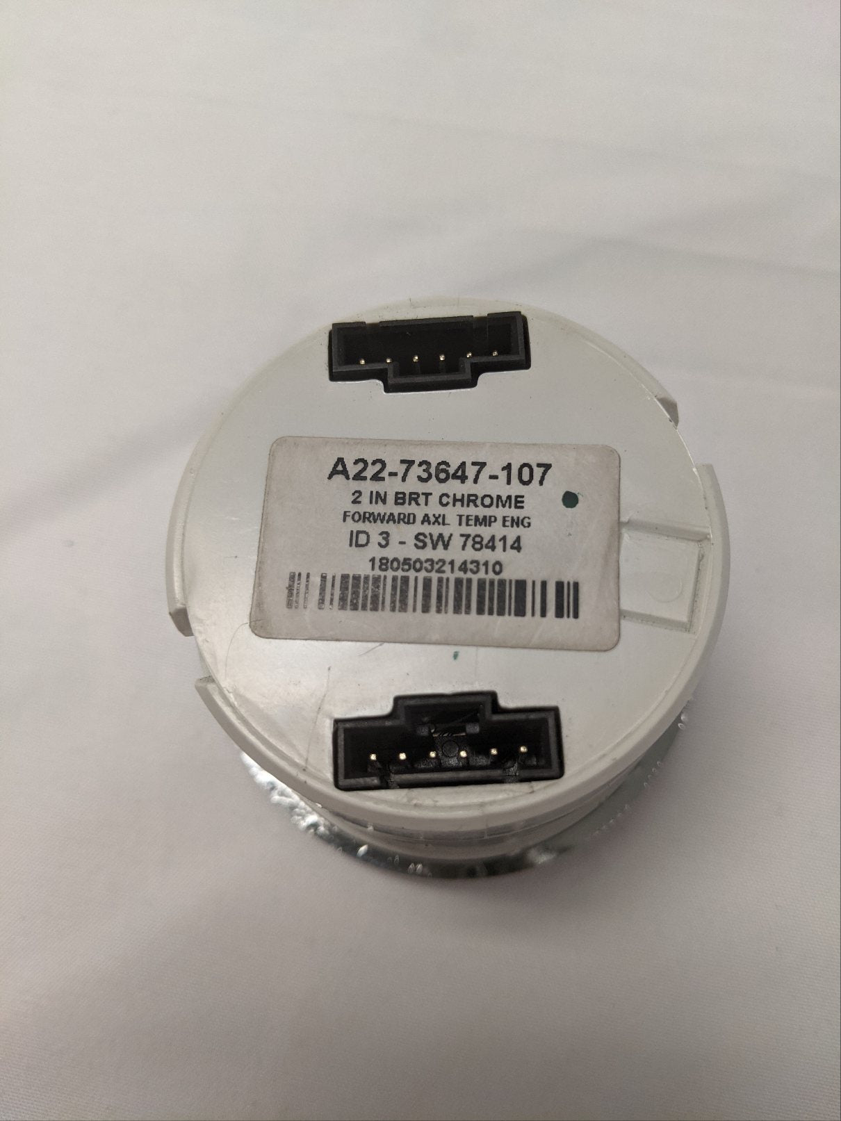 Western Star Front Axle Oil Temp Gauge (A22-73647-107) - Damaged