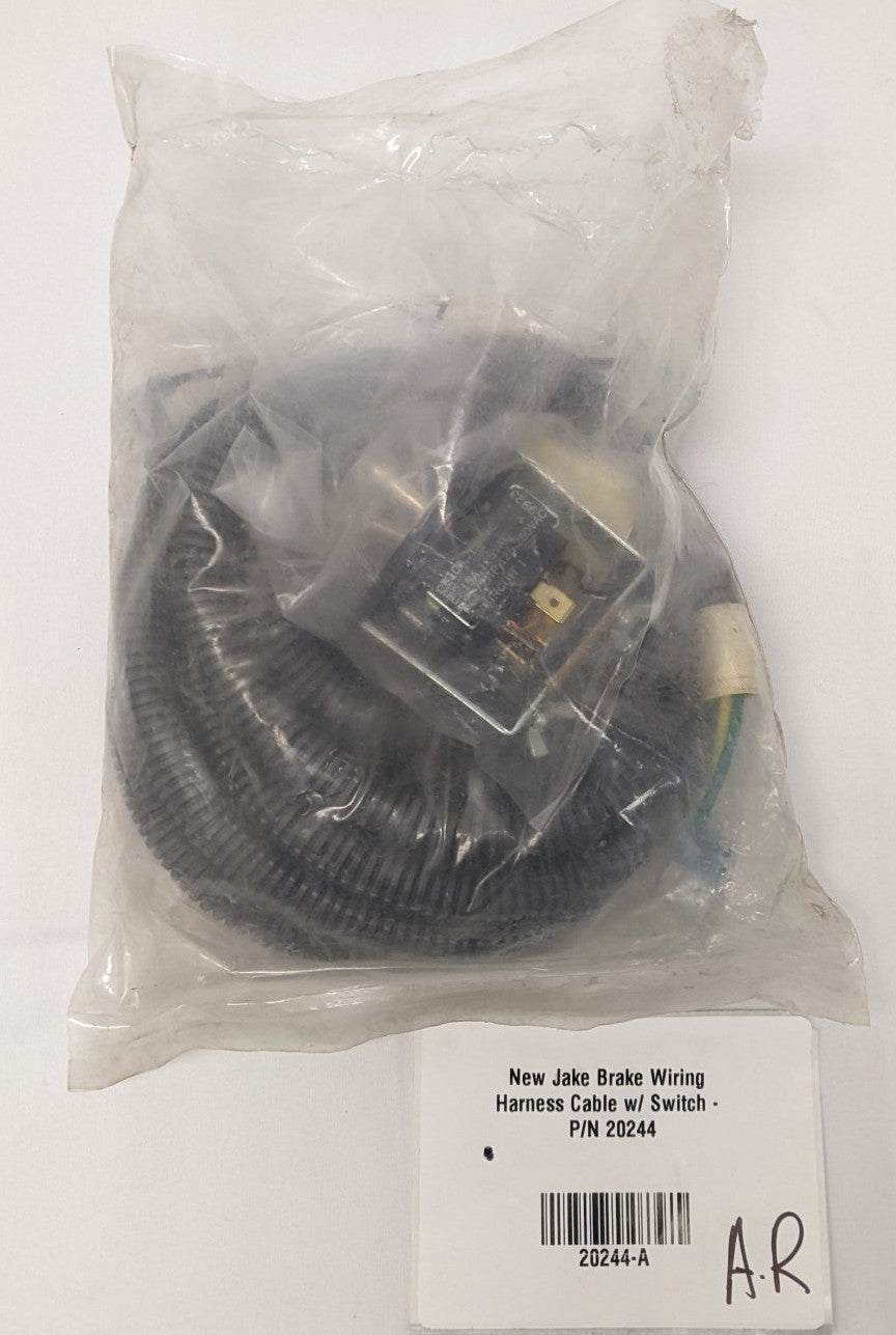 New Jake Brake Wiring Harness Cable w/ Switch - P/N 20244
