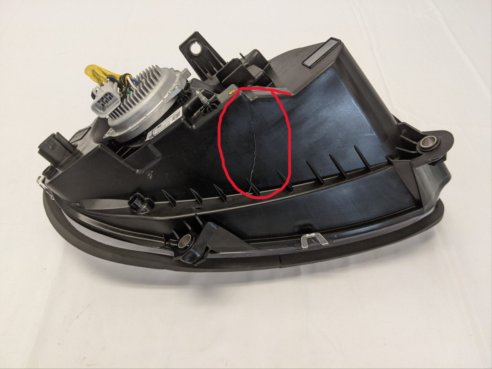 Damaged Freightliner M2 LH LED Headlight - P/N A66-05475-002