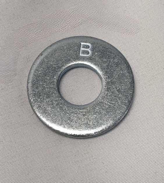 *Lot of 100* New 1/2" x 1 3/8" x 1/8" Zinc Plated Steel B Washers