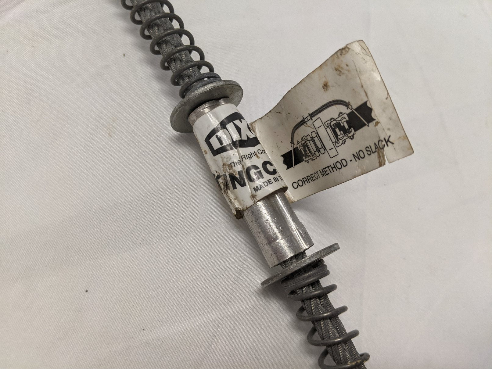 Dixon King Cable WB3 Safety Cable - 28" Hose to Hose Whip Check, 1/2"-2" ID