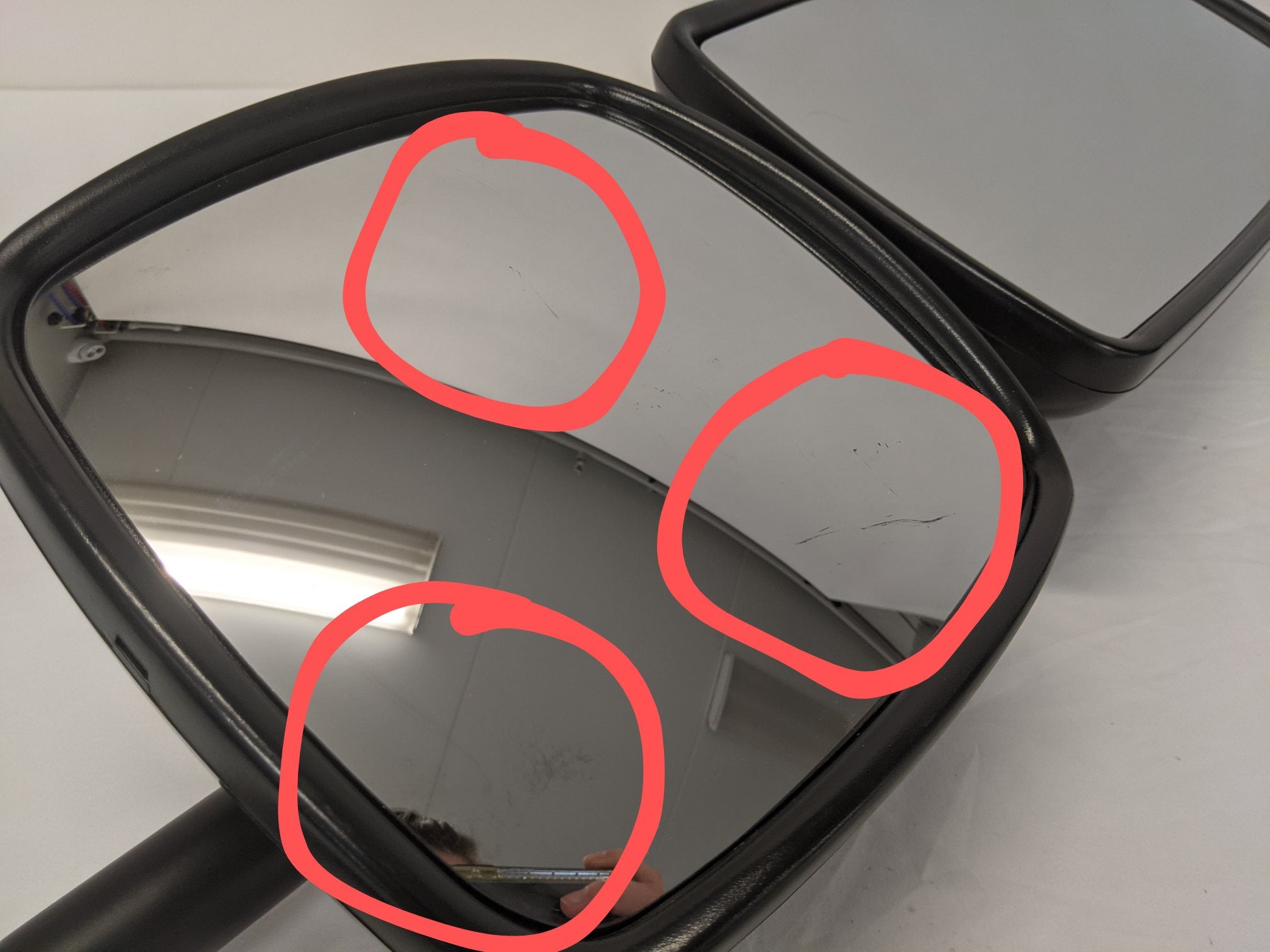 *Damaged* FTL M2 LH Black, Heated, Outer Mirror Assembly - P/N  A22-74243-028 (6599021723734)