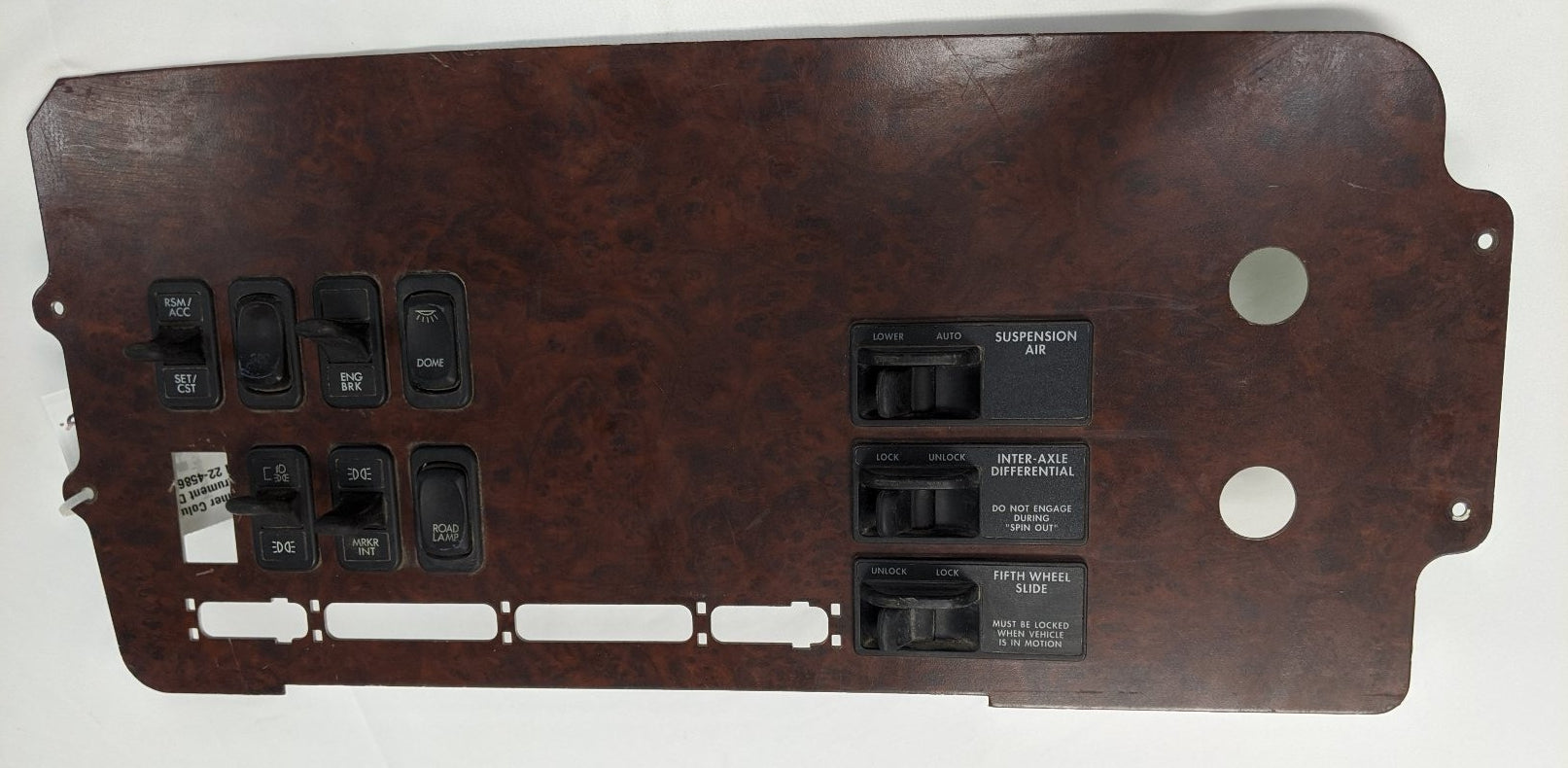 Freightliner Columbia Central Instrument Dash Panel - P/N 22-45867-000