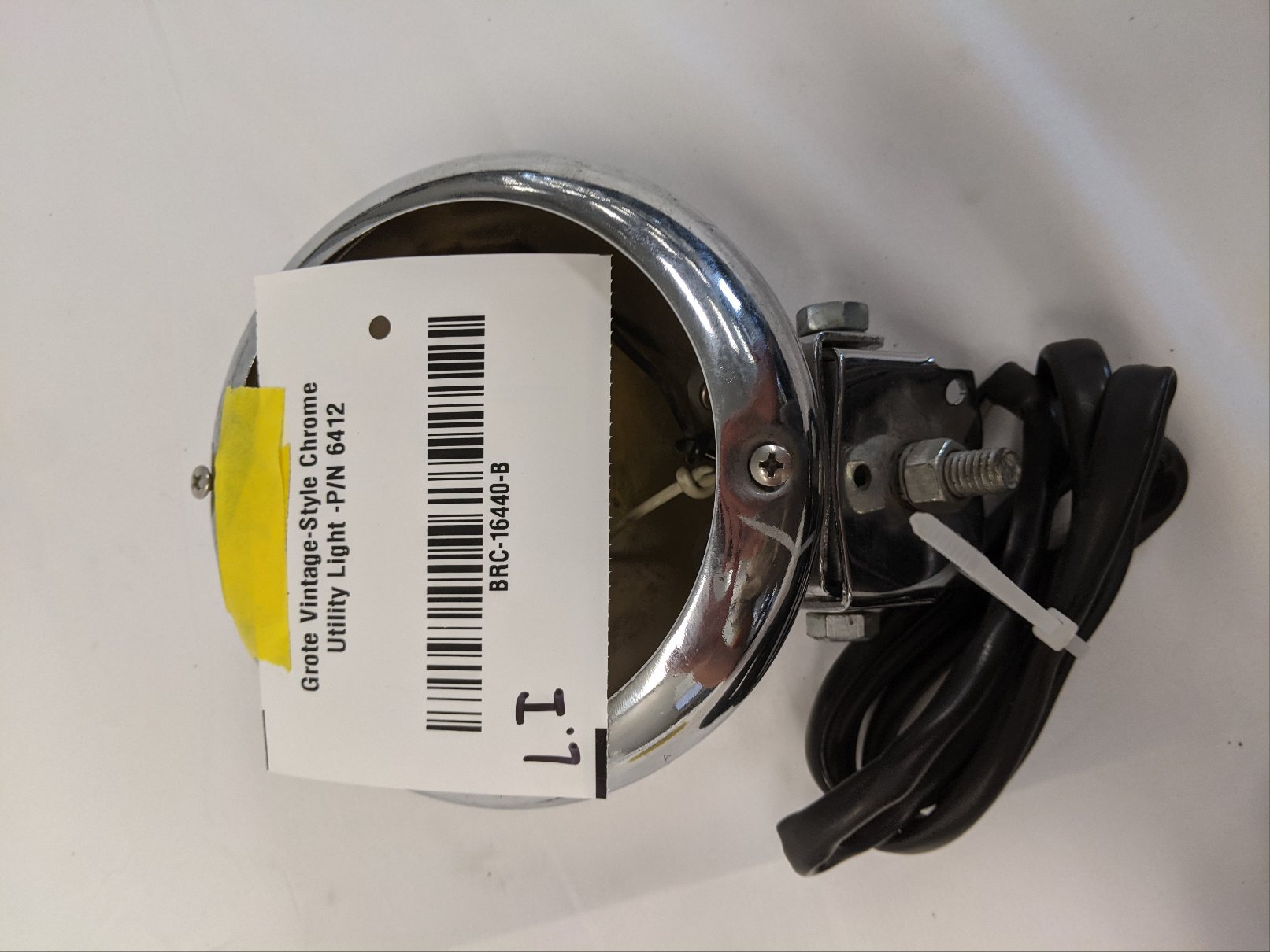 Grote Vintage Chrome PAR-36 Utility Light (No Lens) | GRO 64120