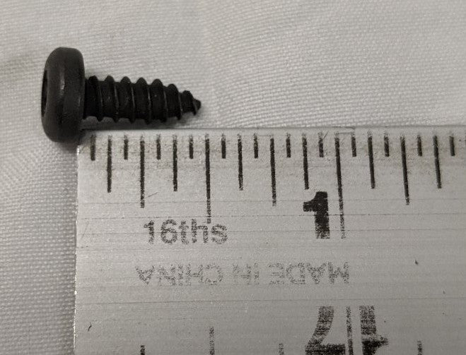 #10 X 1/2" Steel Black Oxide Pan Head Torx Rolling Screws - Lot of 200 - T20 Sheet Metal Fasteners