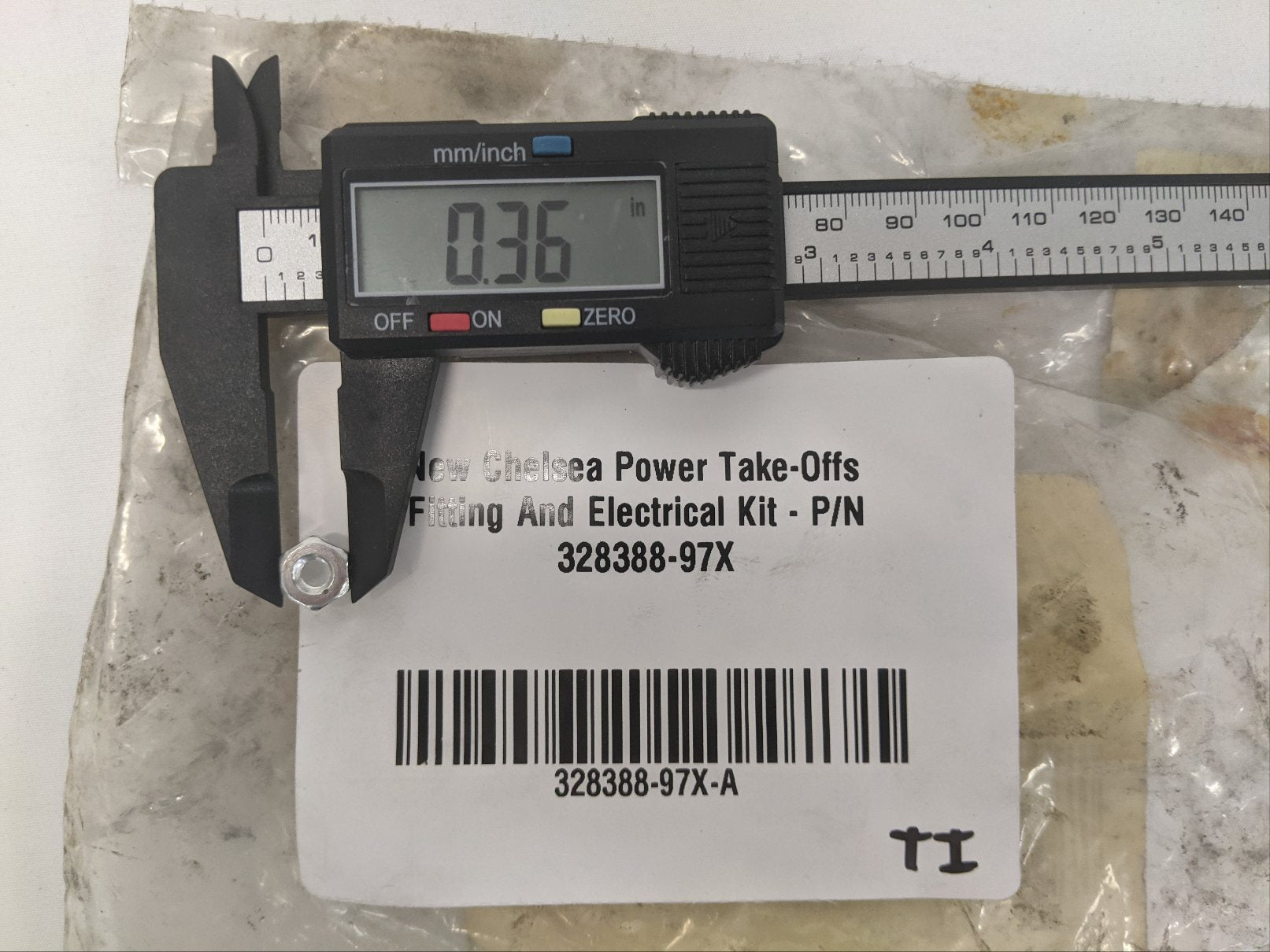 Chelsea Power Take-Offs Fitting And Electrical Kit - P/N  328388-97X