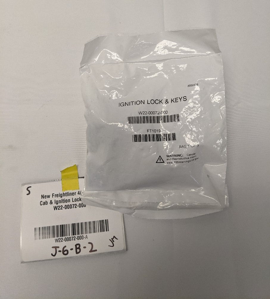 Freightliner 4-Key Cab & Ignition Lockset | W22-00072-000