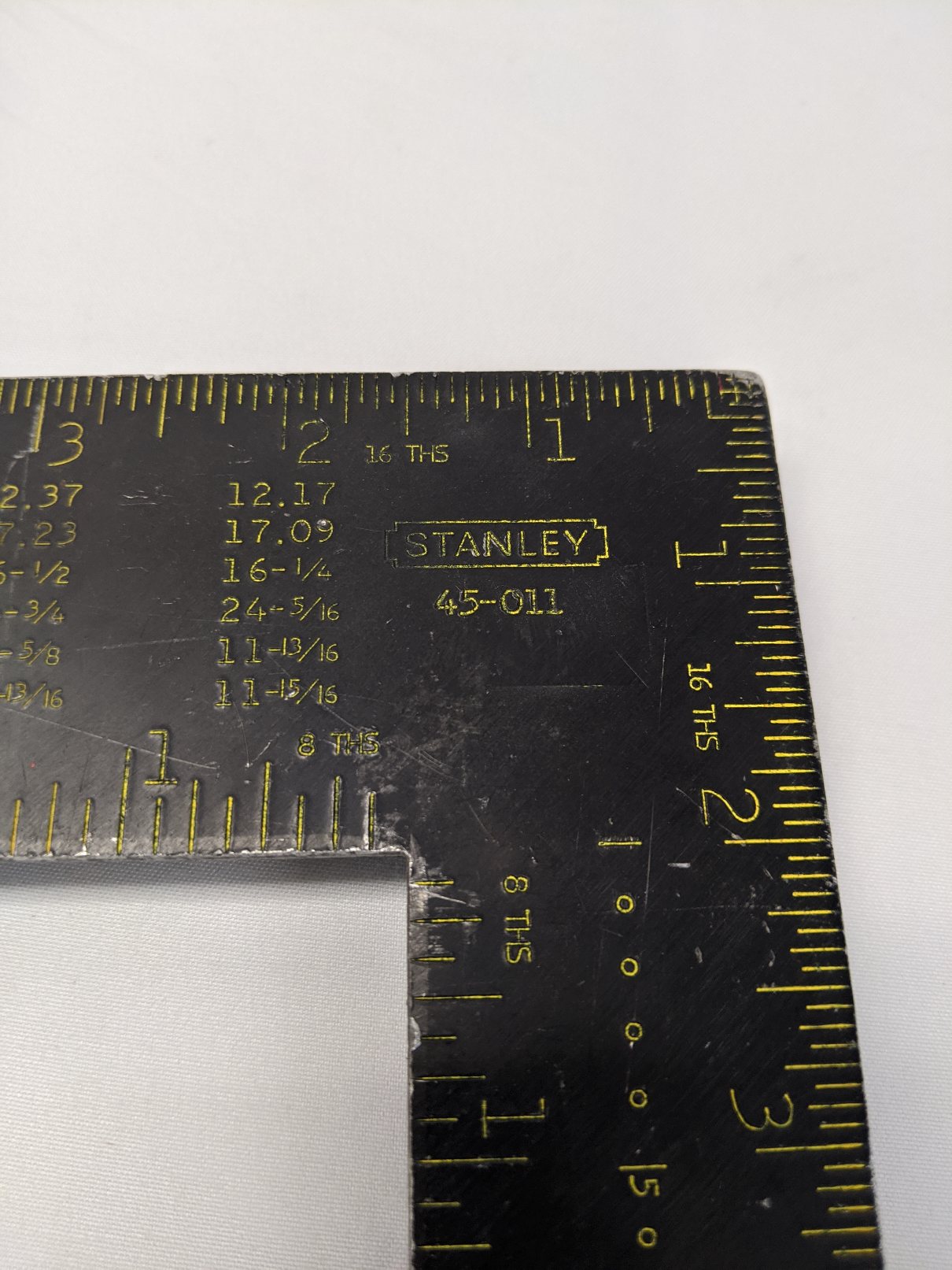 Stanley Carpenter Squares - 24" & 12" Framing Squares, 45-011 & 45-912, Lot of 4