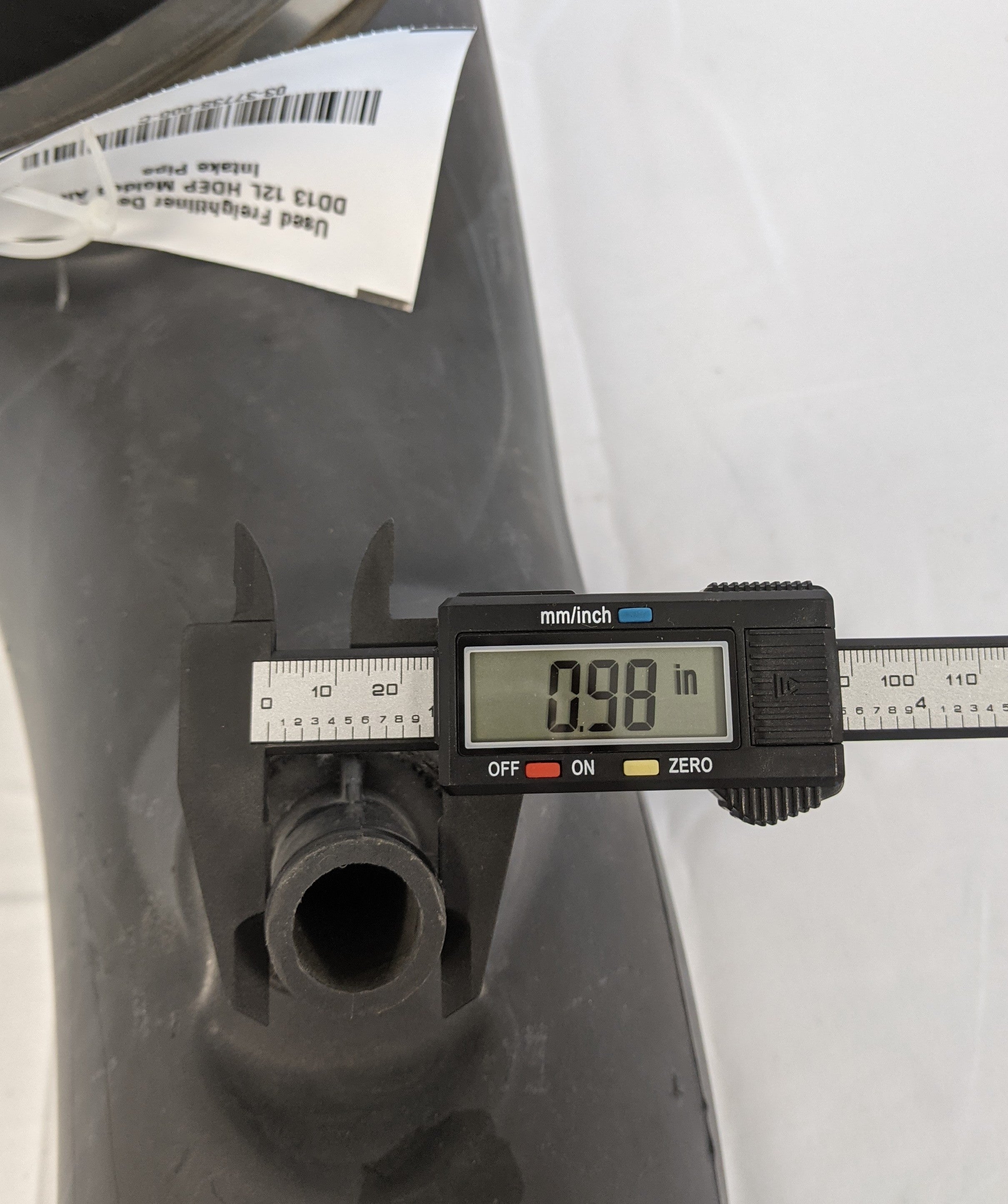 Used Freightliner Detroit DD13 12L HDEP Molded Air Intake Pipe -P/N 03-37738-000 (10016854507836)