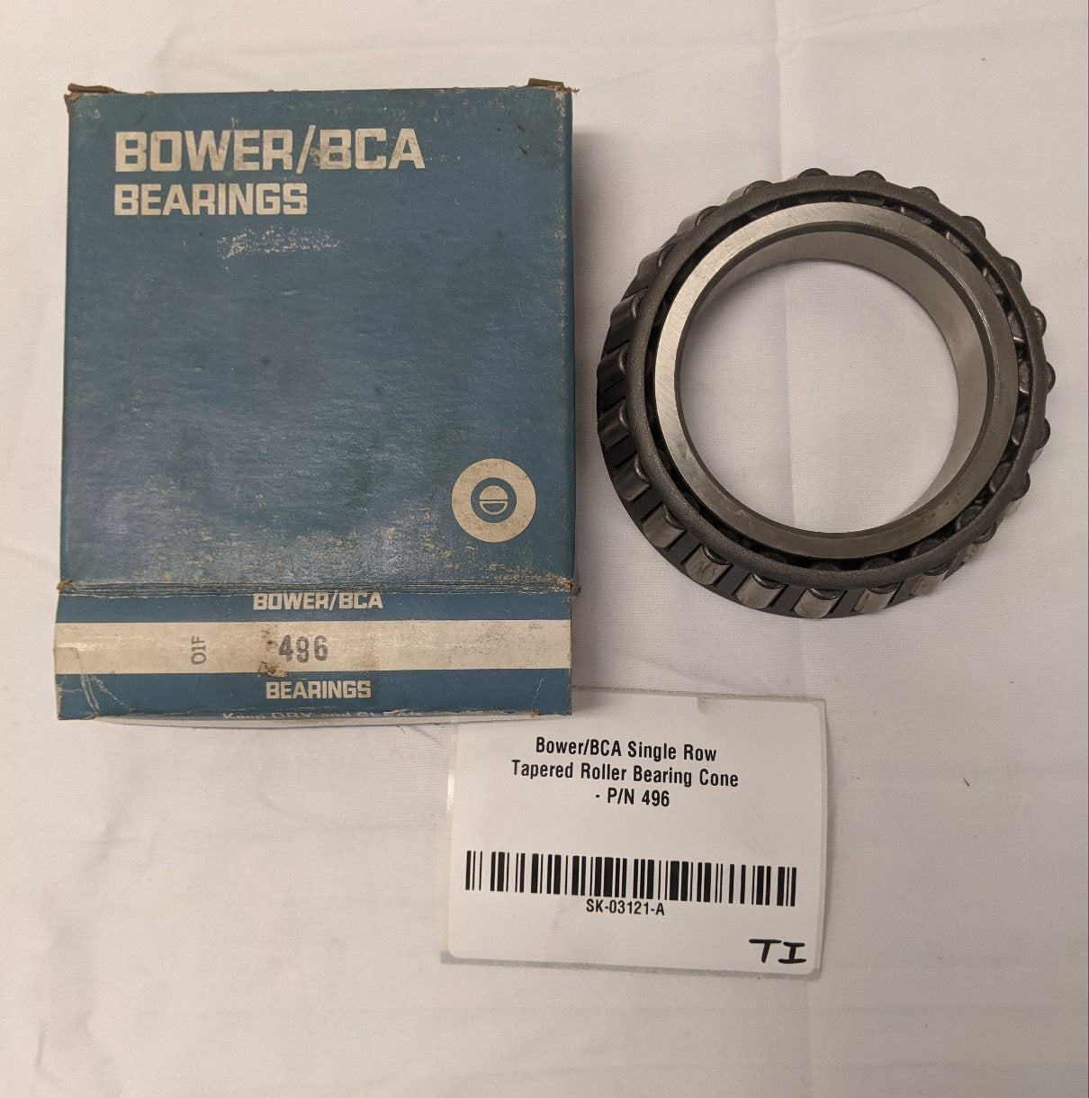 Bower/BCA Single Row Tapered Roller Bearing Cone - P/N 496