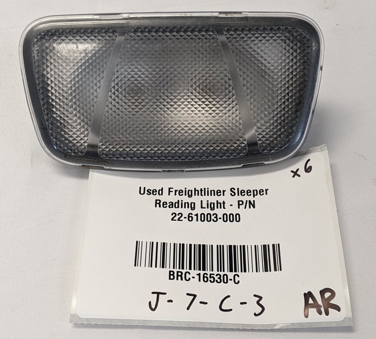 Used Freightliner Sleeper Reading Light - P/N  22-61003-000