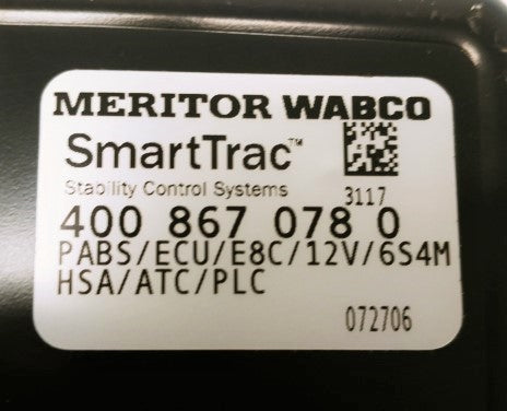 Freightliner Wabco 12V Control ABS Module - P/N 400 867 078 0, 446 003 826 0 (4460595314774)