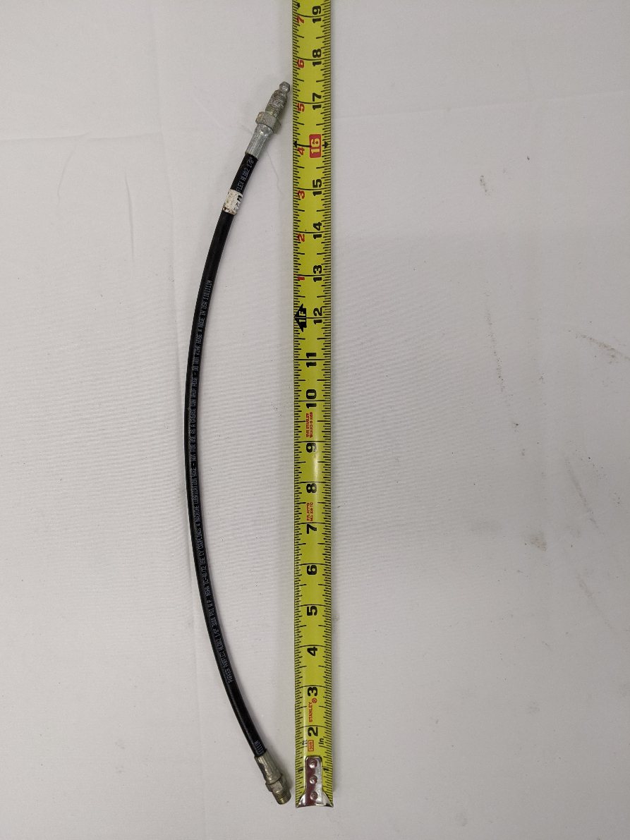 Parker No. 2 Clutch Grease Zerk Hose Line - P/N  A23-13605-018 (6697701867606)