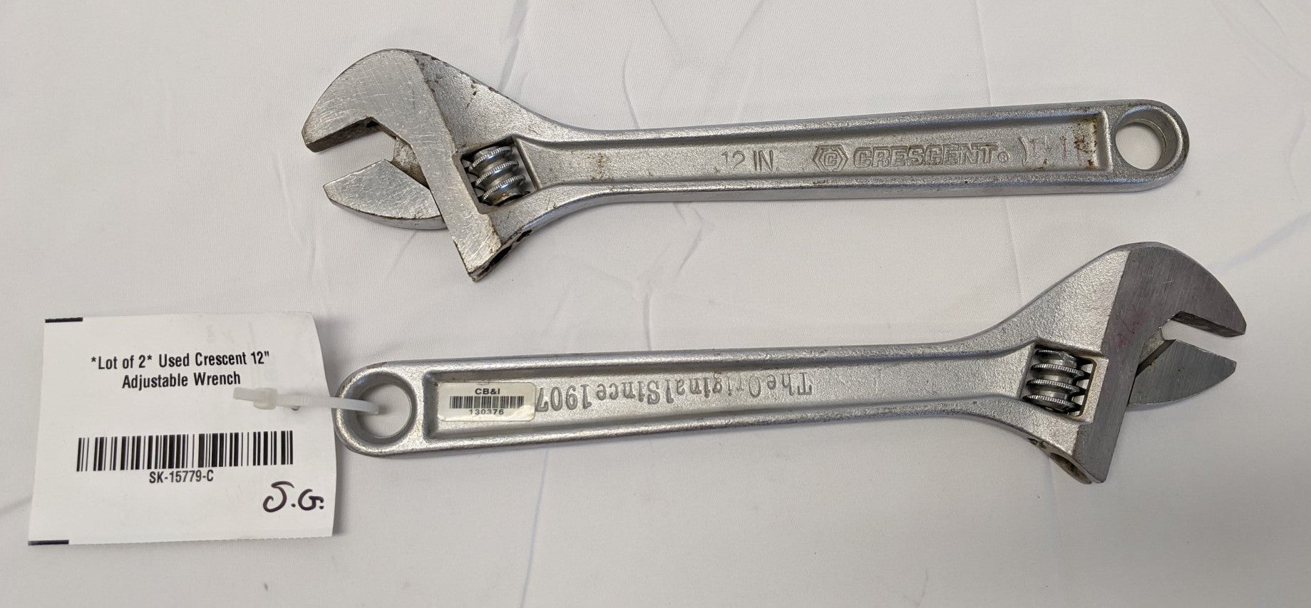 Crescent 12" Adjustable Wrench (2-Pack) - Used
