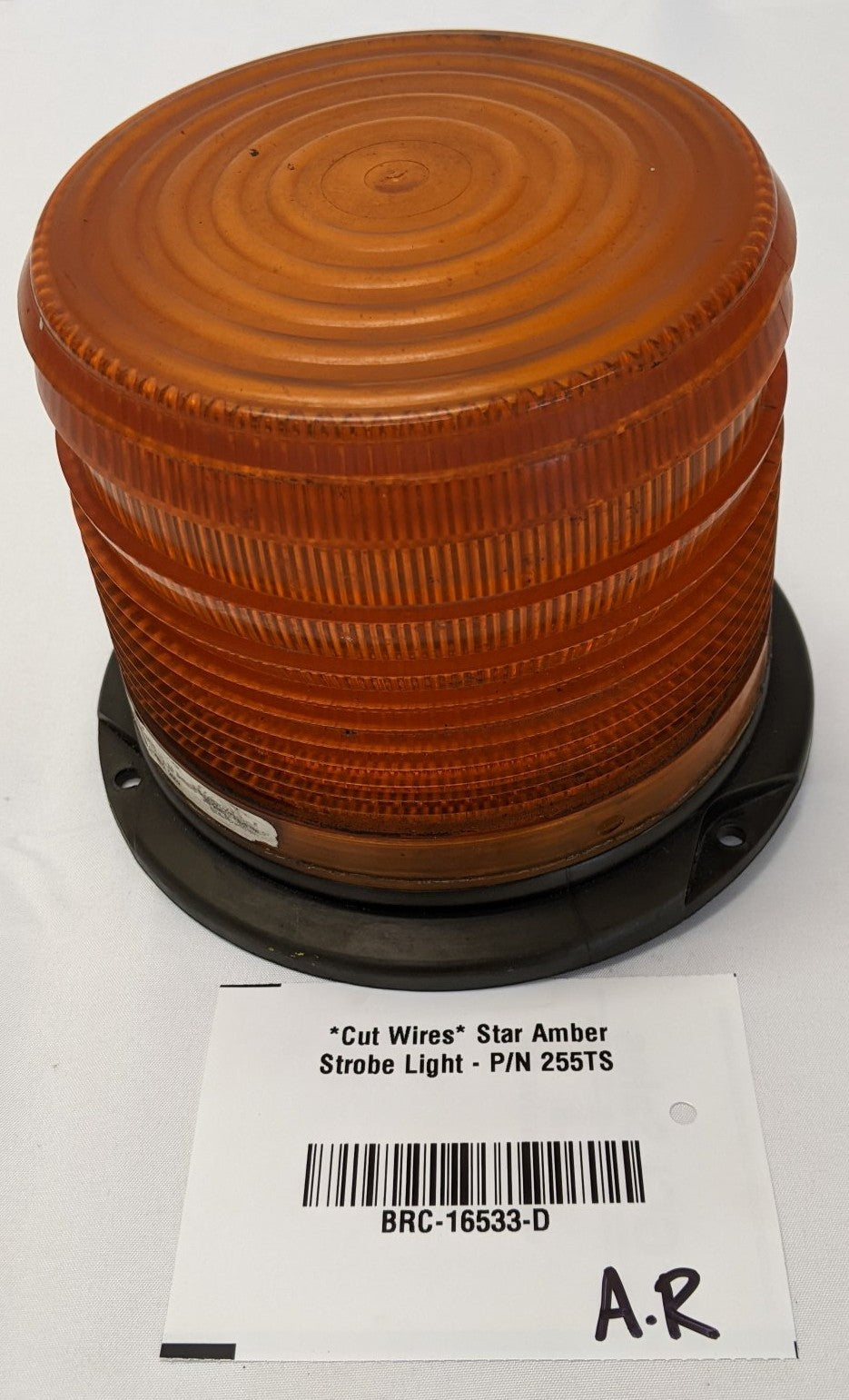 *Cut Wires* Star Model 255TS Amber Strobe Light - P/N: 255TS