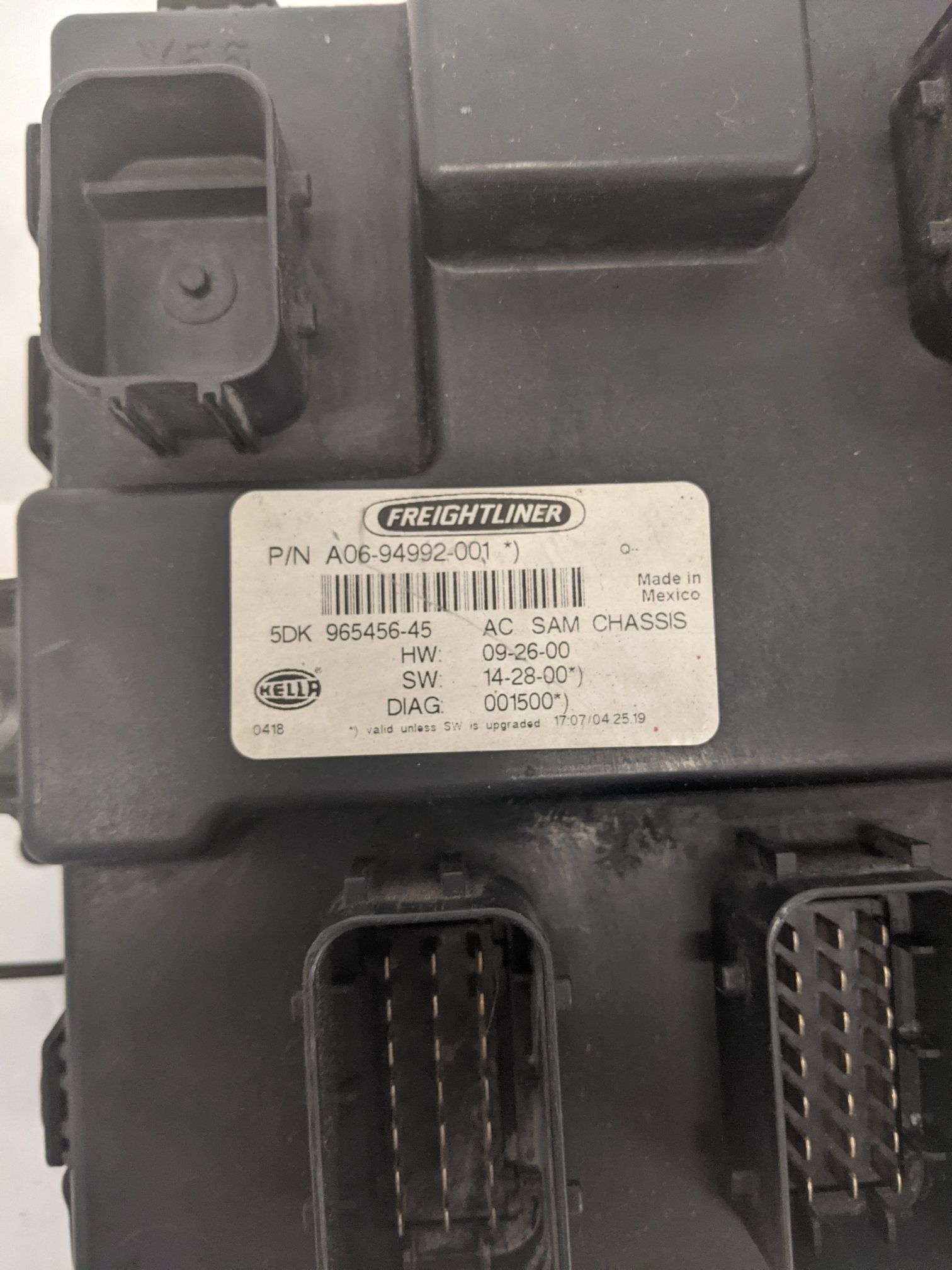 Used Freightliner Chassis Electronic Control Module - P/N A06-94992-001