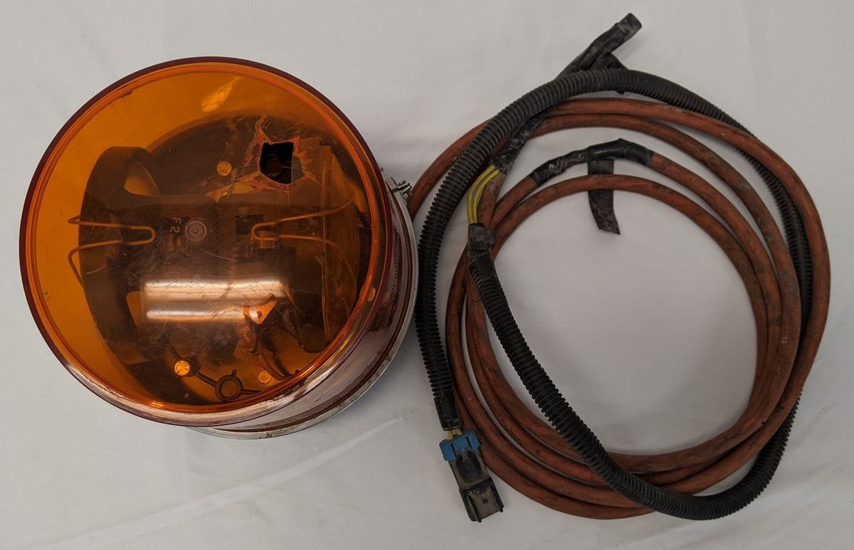 Damaged Signal Stat Amber Automotive Warning Strobe Light - P/N 330
