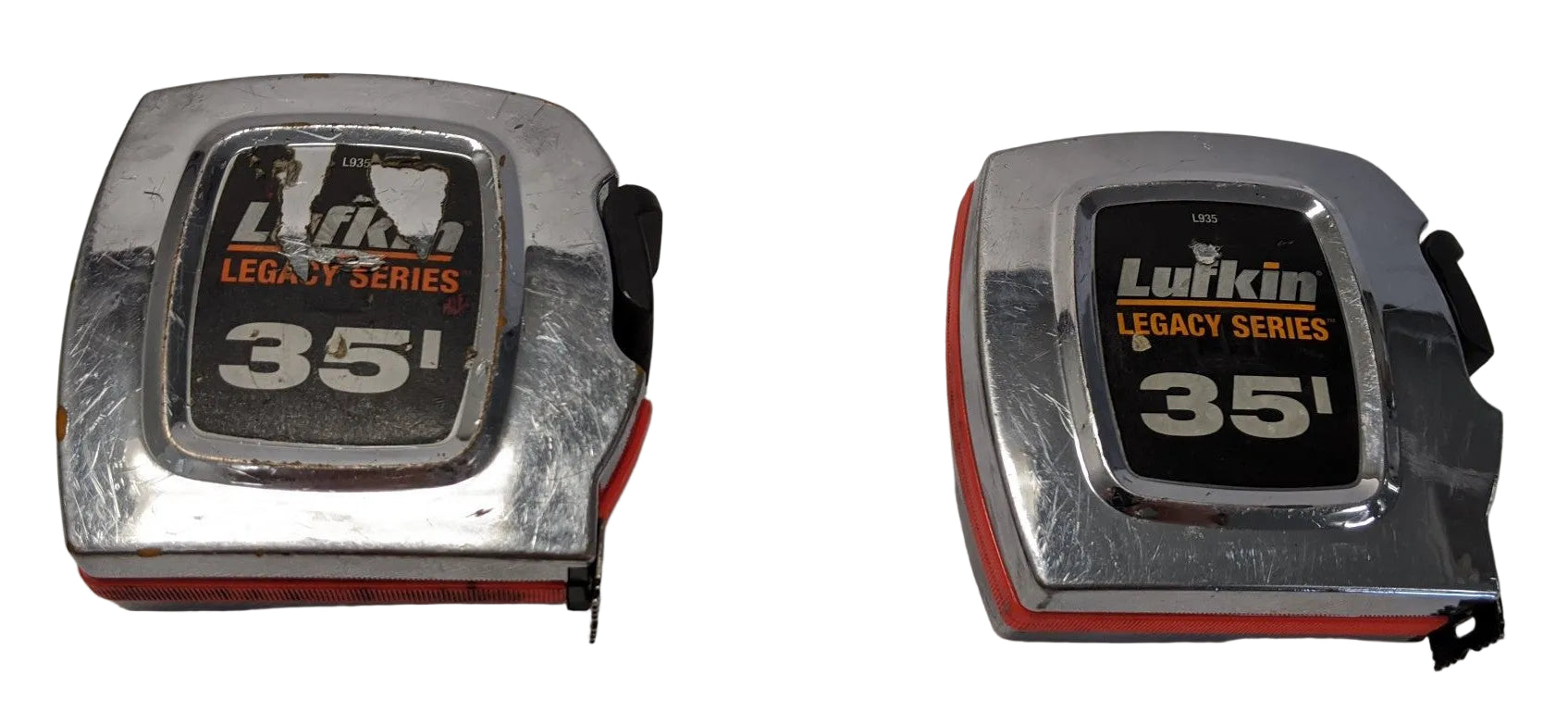 Lufkin Legacy Tape Measure 35 FT - Lot of 2 - 1" Blade - L935