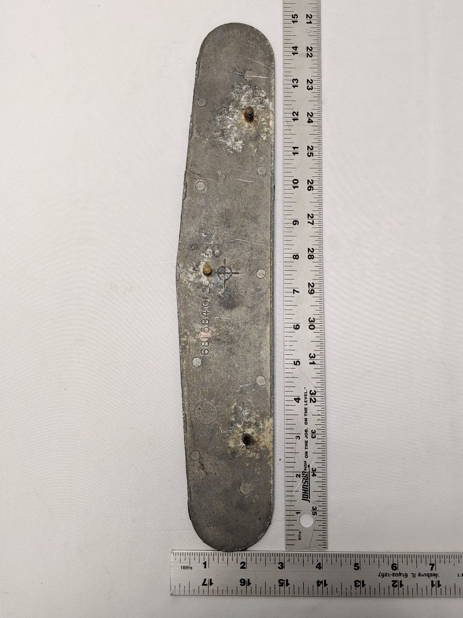 Used Vintage Metal Freightliner Truck Trim Emblem Nameplate - P/N  6815840125