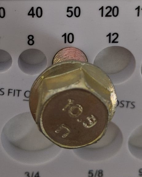 *Lot of 50* New M10-1.5mm x 25mm Fully Threaded Grade 10.9 Steel Flange Bolts