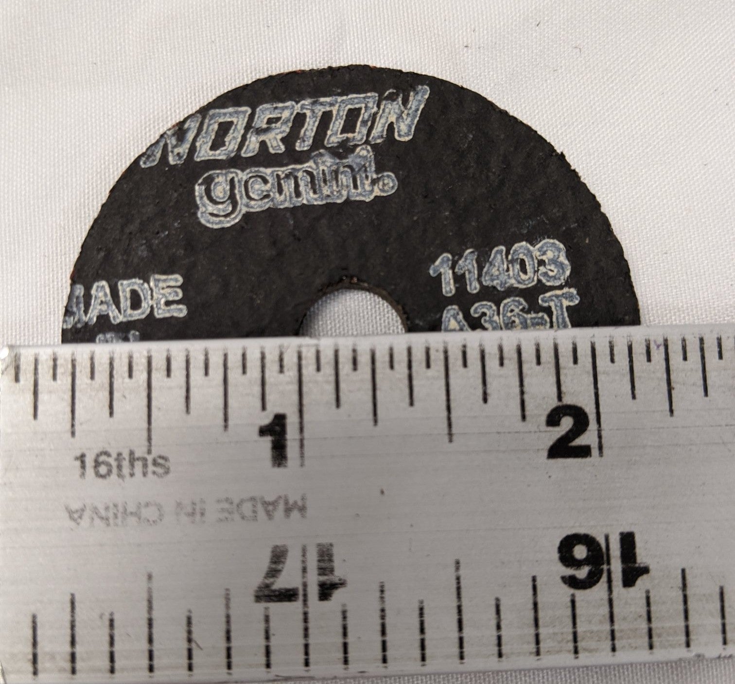 Norton Gemini 2" Grinding Wheel | Lot of 25 | A36-T | 30,560 RPM | Type 1