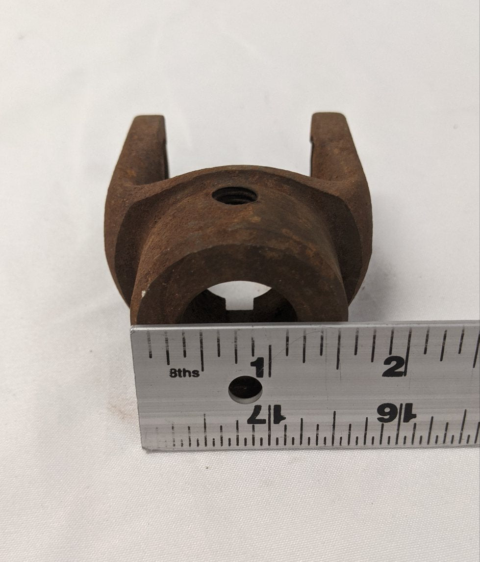 13/16" Round Bore, 1/4" Keyway, & Set Screw Implement Yoke