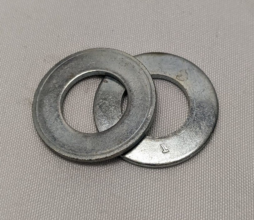 300 Zinc Plated Steel Flat Washers 1/2"