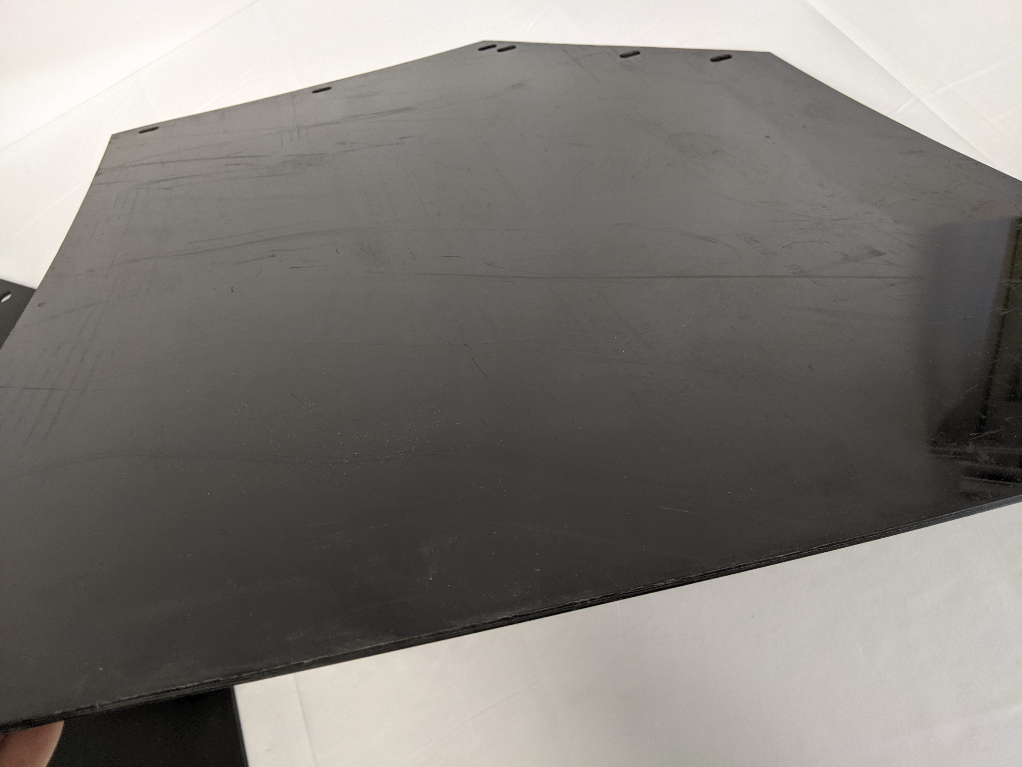 Used *Lot of 2* RH LH 30" Black Plastic Ang. Mudflap w/o Logo - P/N 22-69608-052 (9983395135804)