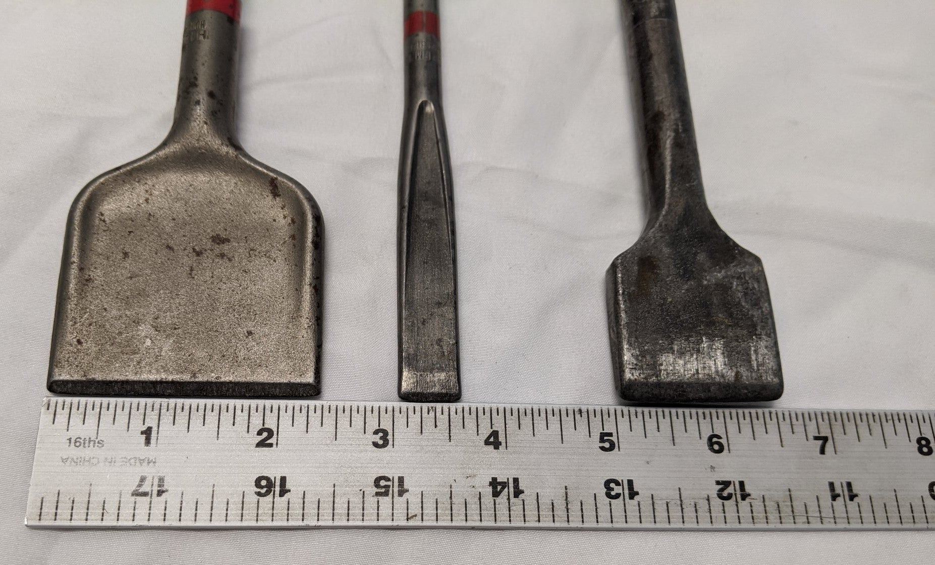 Hilti SDS+ Flat Chisel Set - 3pc - CP-FM-18, CP-SPM-6/18