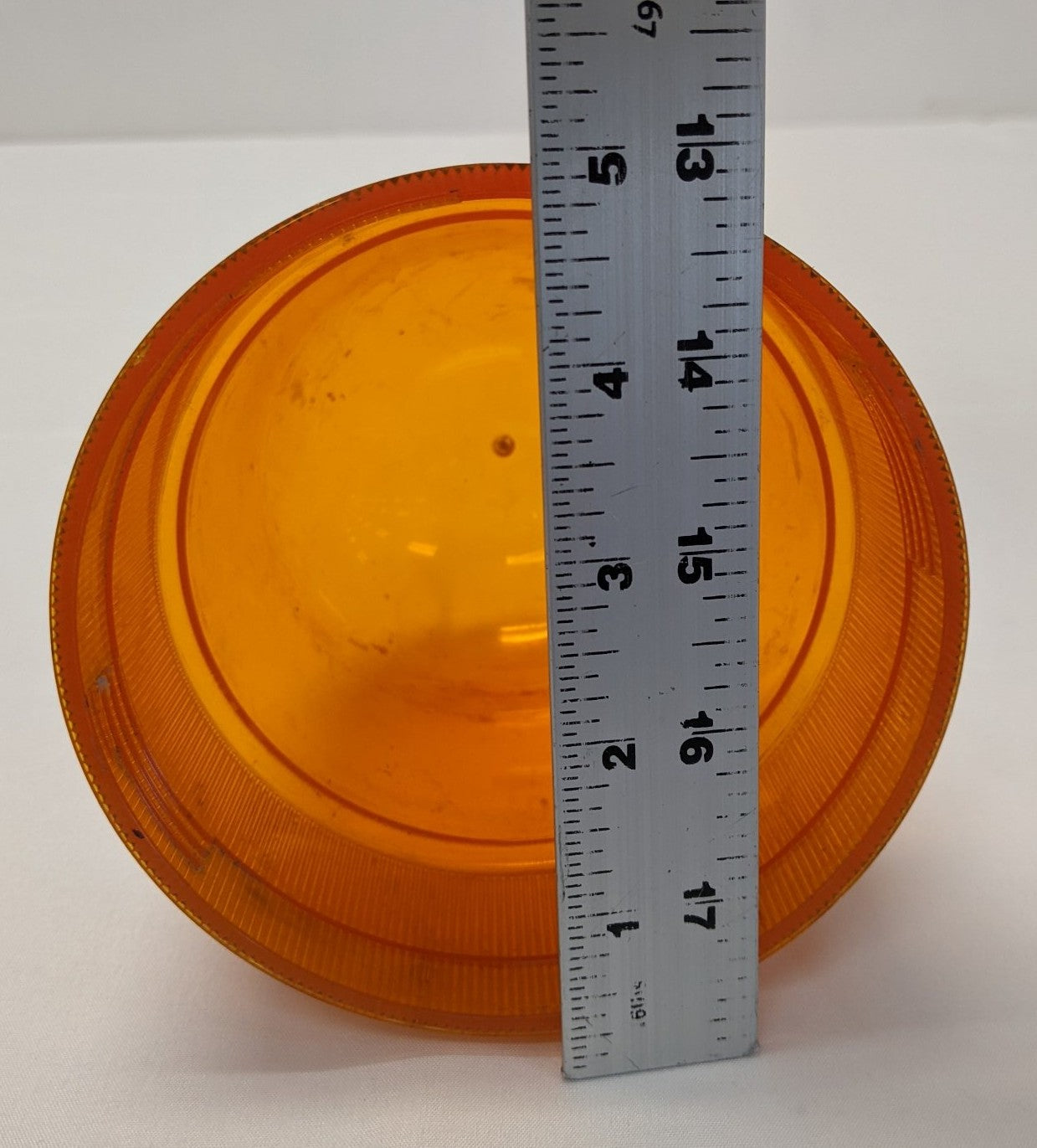 Used Vintage Magnetic Rotating Emergency Light Lens