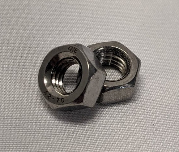M8-1.25 A2-70 Stainless Steel Nuts Zinc Lot/100