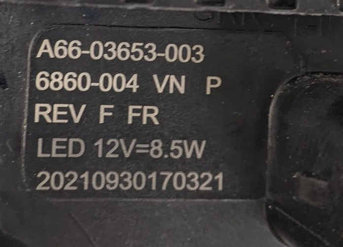 Used Freightliner Cascadia P4 RH LED Fog Light - P/N  A66-03653-003