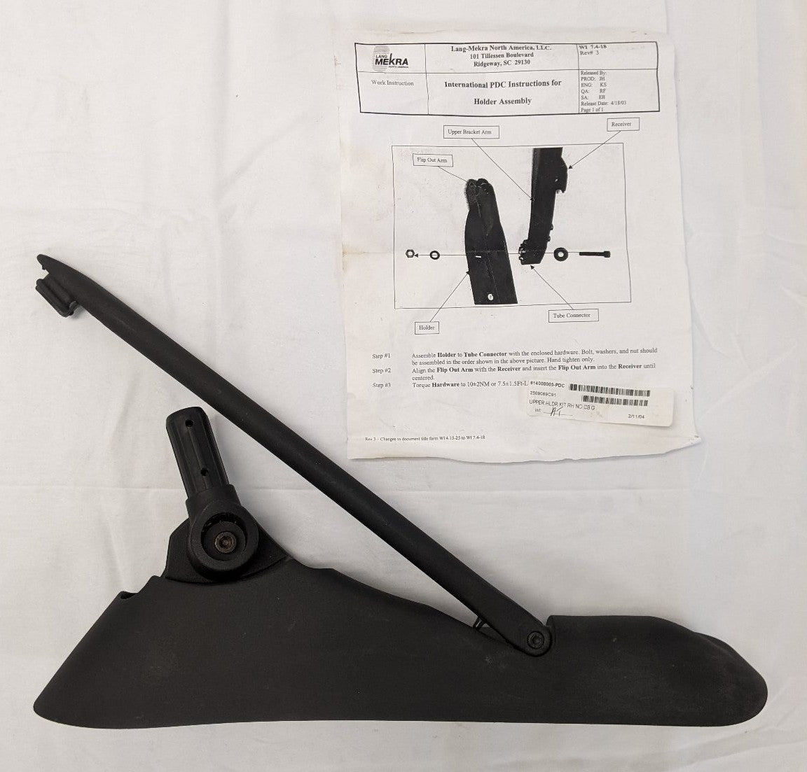 International RH Upper Mirror Holder Bracket - P/N 2509069C91
