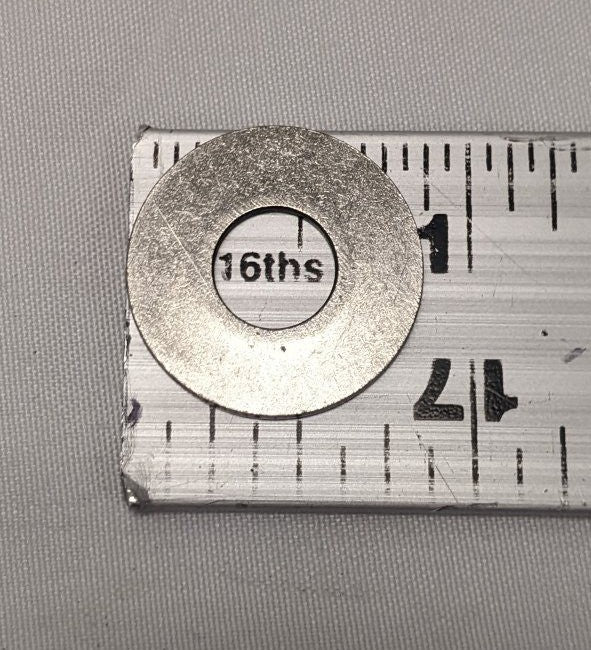 *Lot of 100* New 5/16" x 7/8" x 1/16" Stainless Steel 18-8 Washers