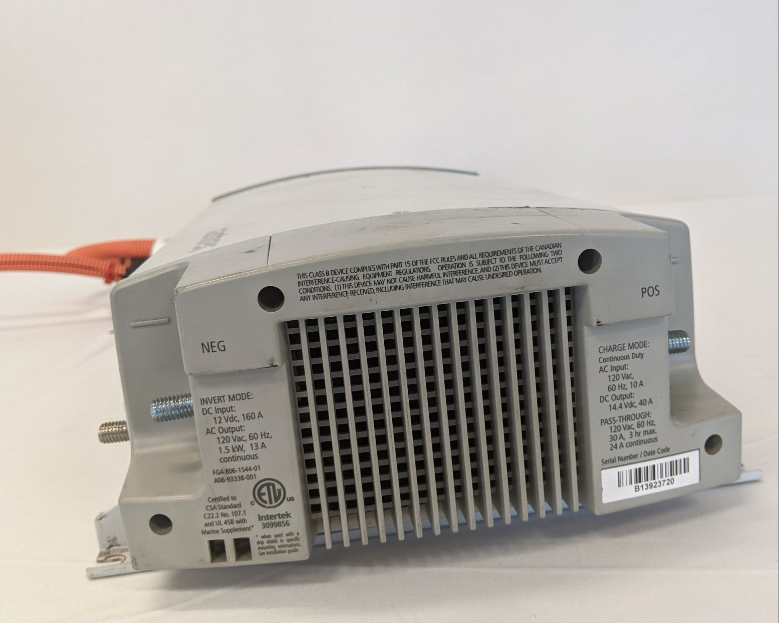 Used Partial Xantrex Freedom HF 1500W Inverter Assy - P/N  A06-93338-001 (10138979270972)